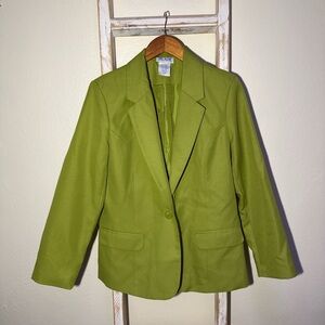 Blair Women's Green Blazer Size 12PT